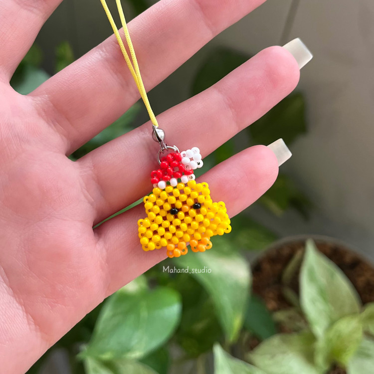 آویز موبایل جوجه کریسمسی 🐤