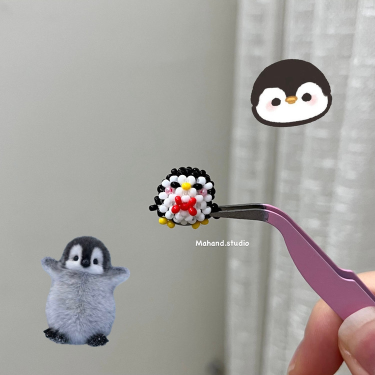 رو داشبوردی پنگوئن پاپیون دار 🐧🖤
