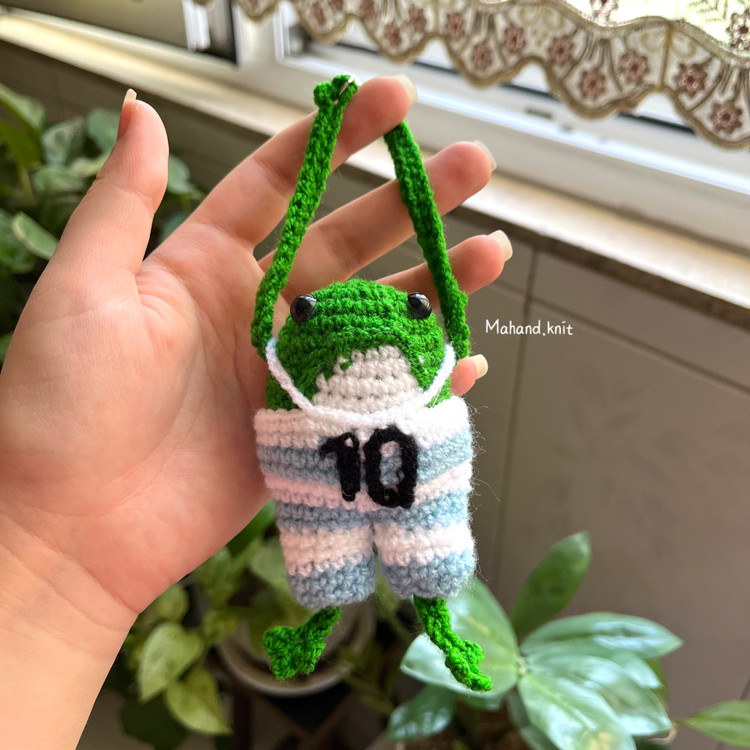 آویز قورباغه آویزان 🐸